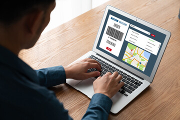 Delivery tracking system for e-commerce and modish online business to timely goods transportation...