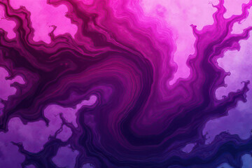 Fototapeta premium Mesmerizing Ink in Water: Close-Up Experimental Photography of Swirling Magenta and Dark Violet Patterns