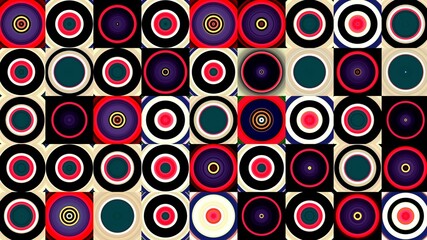 circle motif, circle pattern, symmetrical, circle lines, wall wallpaper, HD