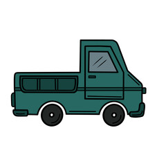 illustration of a tosca pick up truck 