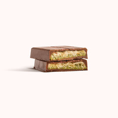 Angel Hair Chocolate Bar with Pistachio Cream and Turkish Cotton Candy