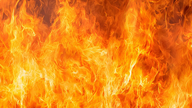 Fiery Flames Background Texture