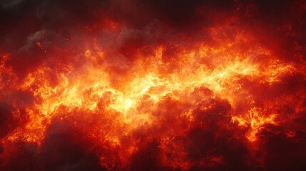 Fototapeta premium Flames swirl and twist, radiating heat and vibrant color in a captivating display