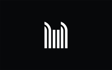 LIL Creative Unique Modern Letter Logo Design. Stylized logo featuring a unique letter design, presenting abstract minimalist aesthetics and modern appeal