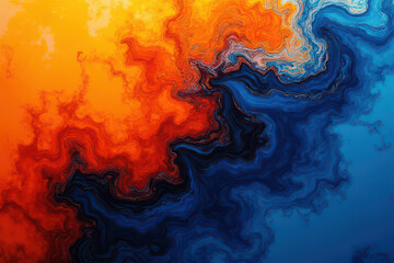 Fototapeta premium Mesmerizing Ink in Water: Swirling Colors Create Dreamlike Patterns