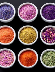 Colorful Spices Arranged