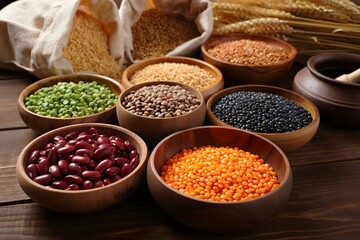 Fototapeta premium beans and lentils