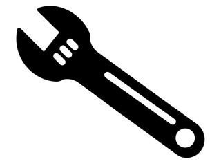 Wrench Silhouette Vector | Wrench SVG Icon for Cricut, DIY Crafts