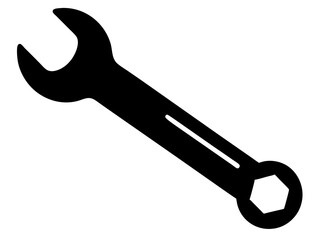 Wrench Silhouette Vector | Wrench SVG Icon for Cricut, DIY Crafts