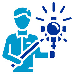 Lighting Technician Vector Icon