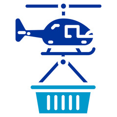 Rescue Helicopter Basket Icon