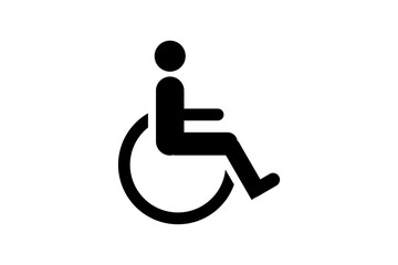 Symbol representing accessibility for individuals with mobility challenges in public spaces