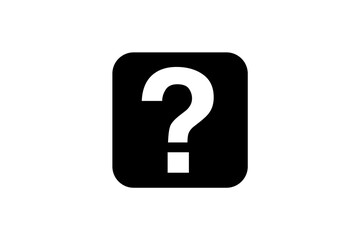 Creative question mark symbol on a black background highlighting uncertainty and intrigue in visual communication