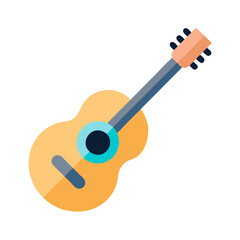  Modern Acoustic Guitar Icon for Art