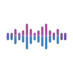  Creative Audio Spectrum Icon Design