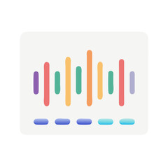  Stylish Audio Spectrum Icon