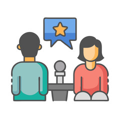  Stylish Celebrity Interview Icon