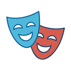  Comedy Mask Icon for Entertainment