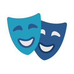  Stylish Comedy Mask Icon