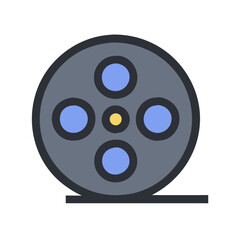 Creative Film Reel Icon Design