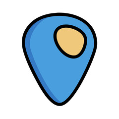  Creative Guitar Pick Icon Design