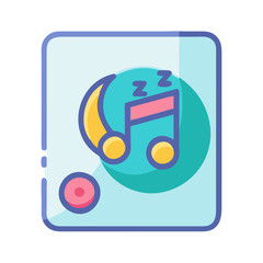  Stylish Lullaby Music Vector Illustration