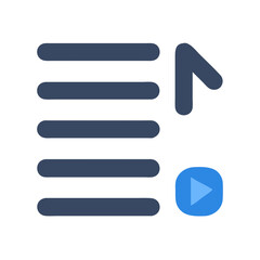 Obraz premium Icon for Music Playlists