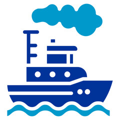 Naklejka premium Tugboat Icon