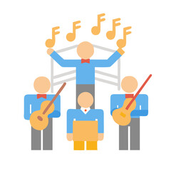 Obraz premium Icon for Orchestra Groups