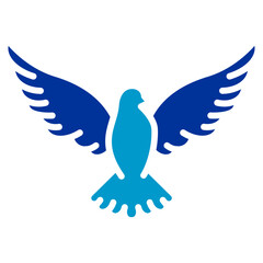 Fototapeta premium Dove Release Vector Icon