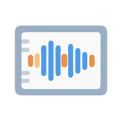 Obraz premium Sound Equalizer Icon for Audio Tuning
