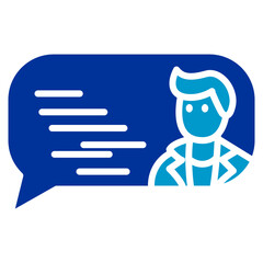 NPC Dialogue Vector Icon