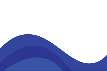 Fototapeta premium blue wave background