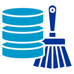 Obraz premium Data Cleansing Vector Icon