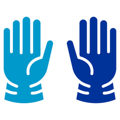 Medical Gloves Vector Icon