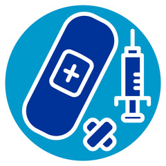 Wound Dressing Vector Icon