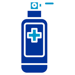 Fototapeta premium Antiseptic Spray Vector Icon