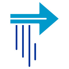 Arrow Path Vector Icon