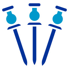 Pin Cluster Vector Icon