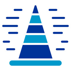 Speed Training Cone Vector Icon