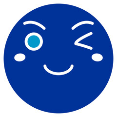 Winking Face Vector Icon