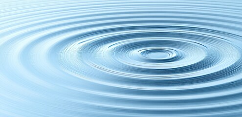 The background features transparent water with a clean and abstract wave pattern of ripples and texture