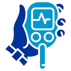 Glucose Checkup Vector Icon
