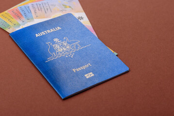 Australian passport for travelling, flying and doing business