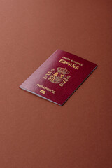 Spain passport for travelling, flying and doing business. Spanish document