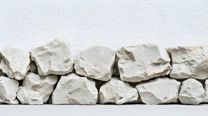 Light Beige Irregular Stone Wall Border
