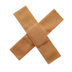 Crossed Adhesive Bandages – Medical Plaster Strip for Wound Care and First Aid