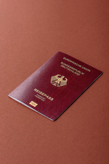German passport, German document for travelling, border crossing