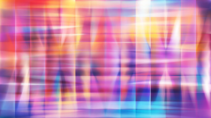 Soft pastel holographic ribbed glass. Pearlescent textured gradient