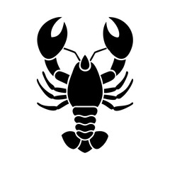 Fish or seafood flat icon for food apps and websites
